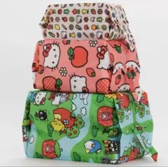 【SANRIOコラボ】BAGGU 3D Zip Set ポーチセット