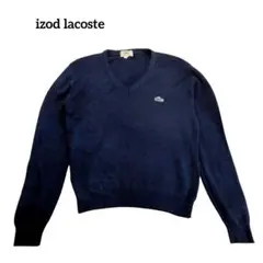 古着　izod lacoste　アクリルニットセーター　ヴィンテージ　70s
