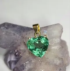 りり様専用★ブラジル産グリーントルマリンハートシェイプカット★