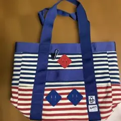CHUMS AtMos トートバッグ 赤青ストライプ SWEAT BORDER