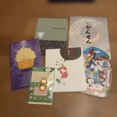 ミニノート　びんせん　ポストカード　ミニメモ帳セット　まとめ売り　文具