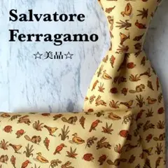 【期間限定】美品 ネクタイ サルヴァトーレフェラガモ　シルク 即購入OK