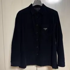 PRADA プラダ　コーデュロイシャツジャケット　ネイビー　　L
