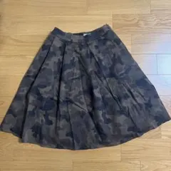 LEPSIM 迷彩柄 プリーツスカート Mのサムネイル