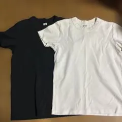 ATON 半袖 Tシャツ 2枚セット ブラック ホワイト 02 - メルカリ