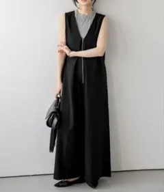 SHUGAR BISKET サロペット オーバーオール フロントジップタックのサムネイル