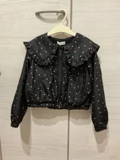 ブランシェス ドット柄アウター 120cm
