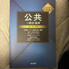 用語集 公共+政治・経済 24～25年版