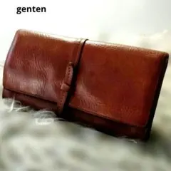 genten トスカ 長財布 ミネルバボックス 本革 エイジング ブラウンのサムネイル