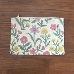 kaquwa カクワ 花柄ポーチ Mサイズ