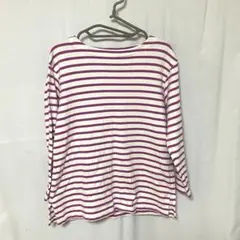 無印良品 ボーダーカットソー Lサイズ 長袖 カジュアル 綿100% シンプル