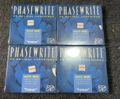 TORAY PHASEWRITE PDカートリッジ　650MB 未開封4個セット