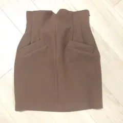 リエンダ　ハイウエスト　タイトスカート  ベージュ