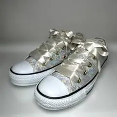 オールスターコンバース✨スニーカーシルバースパンコール23cm