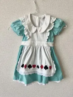 不思議の国のアリス　モチーフ　ワンピース　コスチューム　コスプレ