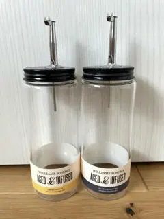 Williams Sonoma ウィリアムズソノマ　ガラス容器　2個セットのサムネイル