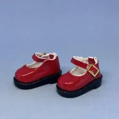 オビツ11 メリージェーンシューズ　レッド　1229円