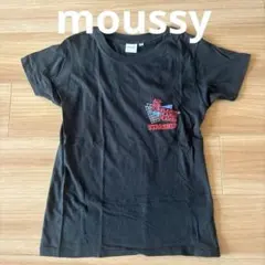 MOUSSY グラフィックTシャツ ブラック　半袖