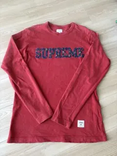 希少】Supremeロングスリーブ Tシャツ ボーダーライトグリーン M 