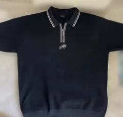 HUF ワッフルニット ポロシャツ ブラック M HUF ワッフルニット ポロシャツ ブラック M - メルカリ
