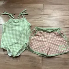 水着、ショートパンツセット