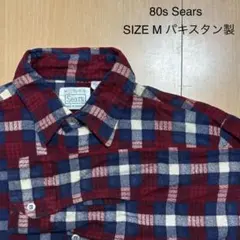 70s Sears ネルシャツ 襟芯あり - メルカリ