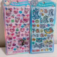 うるちゅるPOPシール 2点セット ウサハナ トムとジェリー　正規品のサムネイル