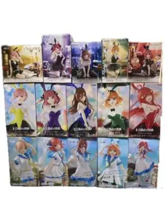 五等分の花嫁　プライズフィギュア　15体セット
