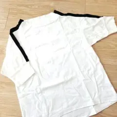 LUCAルカ バイカラーTシャツホワイト/ブラックのサムネイル