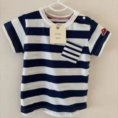 新品タグ付き！Orenge hakkaボーダーTシャツ 909cmのサムネイル