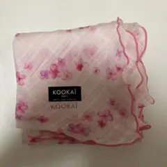 KOOKAI クーカイ 花柄 ハンカチ ピンク系 フラワーのサムネイル
