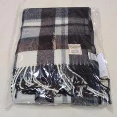 ikka 抗菌加工　マルチ　チェックマフラー