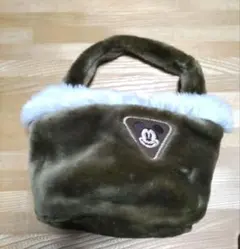 ディズニー　ミッキーバッグ　ファーバッグ