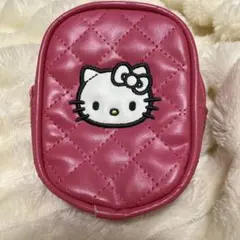 バービーピンク　サンリオ　ハローキティ　キルティングポーチ　限定