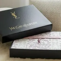☆新品箱入り【イヴ・サンローラン】毛布・ブランケット/ピンク/YSL/シングルのサムネイル