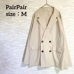 PairPair ジャケット【M】ダブルボタン オーバーサイズ 薄手 0978のサムネイル