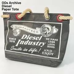 Diesel 00s Paper Tote Bag Rope Handleのサムネイル