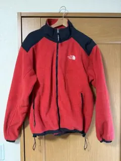 THE NORTH FACE フリースジャケット レッド/ブラック