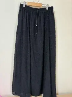 黒のフワフワロングスカート Mサイズ
