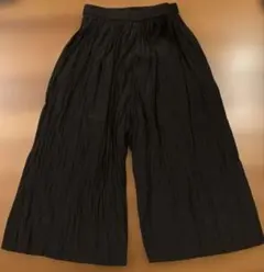 UNIQLO ブラック ガウチョパンツ 130