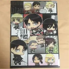 進撃の巨人 クリアファイル3枚組 LAWSON非売品付き