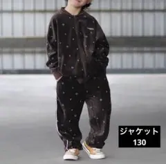 toosunday アンブロ花柄ベロアジップパーカーアウター　ジャージ130cm