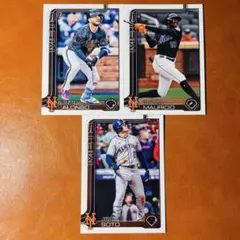 ソト アロンソ マウリシオ 3枚セット Topps 2025 Series 2