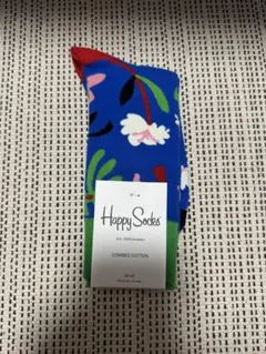 Happy Socks レディース ソックス 花柄 ブルーのサムネイル