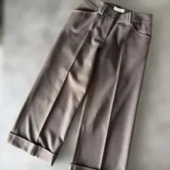 mila schon BLUE LABEL ワイドパンツ ブラウン