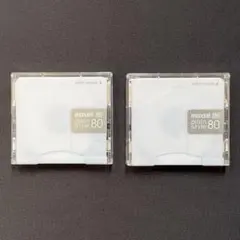 maxell マクセル ミニディスク(MD) 80分 2枚セット