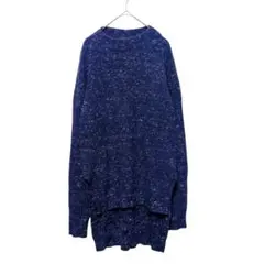 1644 【サクラ】 ニット　長袖　(Ｍ)　スリット入　クルーネックのサムネイル