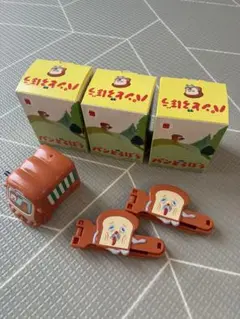 パンどろぼう ふくろどめクリップ ほっかほっかー　ハッピーセット 3個セット