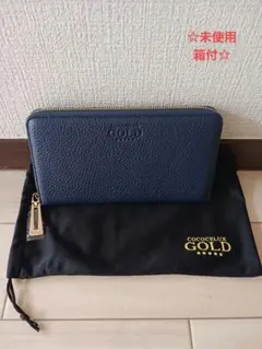 muta 長財布 ネイビー 8ロゴ ラウンドファスナー - メルカリ