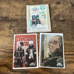 ヒロアカ 原画展 マグネットステッカー 轟焦凍 荼毘 プレゼントマイク
